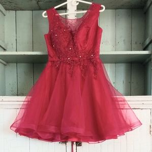 Womens, Size 6, Red Formal Dress
